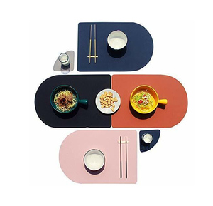 <b>Christmas</b> <b>Gift</b> Mordent Design Leather Plate Mats Best Design Fabric Amazing Quality Hot Selling Product India Made - Product Image 5