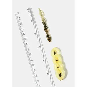 A3shop – Nouveaux clips à cheveux mignons en émail pour filles, style barrette, décontractés et adorables, avec perles, en métal et plastique - Product Image 4