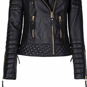 Chaqueta de Cuero para Mujer, Diseño Clásico 2025, Tejido de Alta Calidad, Transpirable, Secado Rápido, con Logotipo Frontal, en Venta - Product Image 3