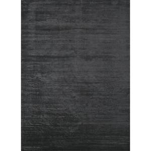 พรมจาไพร์รักส์ รุ่น ZA HWV-2000 สีเทาและดำ ทอมือจากขนสัตว์และใยวิสโคส ลายทาง สำหรับใช้ในบ้าน - Product Image 1