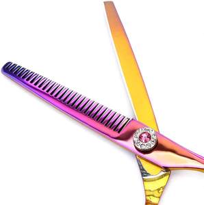 Tijeras de adelgazamiento de peluquero Makas profesionales, juego de tijeras de peluquería, tijeras de corte de pelo de salón con mango de acero, herramienta de belleza - Product Image 6