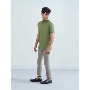 เสื้อโปโล PAULOS ทรงปกติ สวมใส่สบาย ปักลายสีเข้ม คอเสื้อแบบเรียบ ระบายอากาศได้ดี คุณภาพสูง มีไซส์ใหญ่ (XL 4XL) - Product Image 3