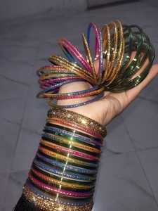 Bracelets en or de haute qualité, dernières tendances, ensembles de bracelets à la mode, tailles et couleurs personnalisées, bracelets faits à la main, ensemble de chudiyan pour femmes - Product Image 3