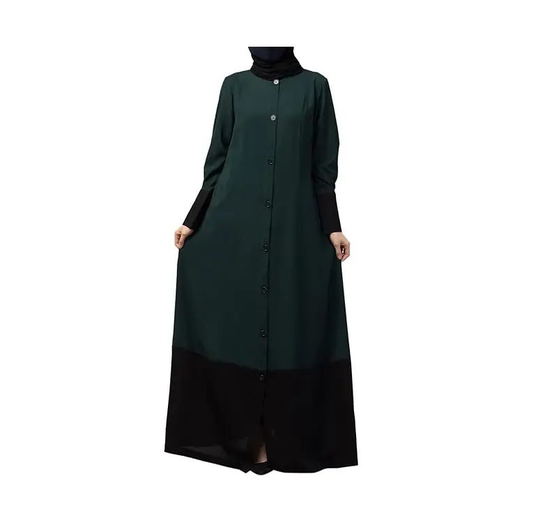 Vestido muçulmano abaya kaftan para mulheres, roupa islâmica respirável para uso ao ar livre, novidade à venda em Dubai