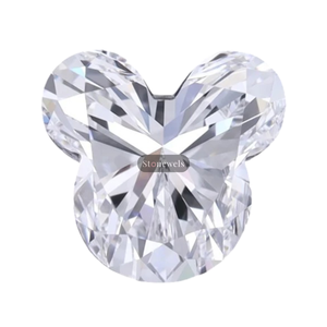 Laboratorio creado Micky Mouse forma DEF VVS VS1 0.5CT 1CT 2CT 3CT HPHT CVD IGI GIA certificado laboratorio sintético suelto cultivado Joyería de diamantes - Product Image 1
