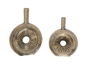 Jarrón de Flores Moderno de Metal, Cáliz, Bronce Antiguo, Maceta Decorativa para Hogar, Centro de Mesa para Bodas, Florero Interior de Lujo - Product Image 6