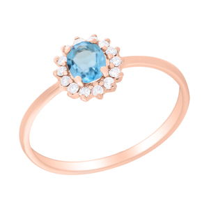 Anillo de diseñador de flores románticas de oro amarillo elegante de Rikhava Diamonds, colgantes y dijes de moda para mujer de alta calidad para bodas - Product Image 6