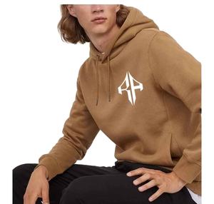 เสื้อฮู้ดแบบสวมหัวของผู้ชายผ้าคอตตอน100% พิมพ์ลายซิลค์สกรีนโลโก้ตามสั่ง - Product Image 5