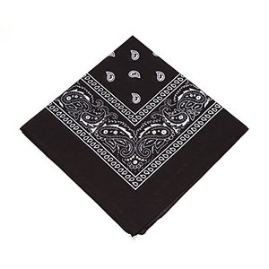 Pañuelo Clásico con Diseño Paisley, Impresión a Doble Cara, 100% Algodón, Estilo Moderno y Personalizado para Adultos, Protección Solar para Exteriores - Product Image 1