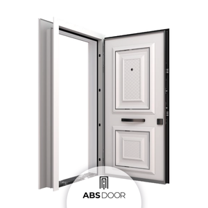 Puerta Exterior de Madera con Detalles en Relieve Personalizables ABSDOOR BARON, Seguridad Superior, Artesanía Elegante, Venta Directa, Turquía - Product Image 2