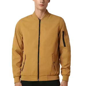 Veste pour homme coupe ajustée manteau tendance chaud hiver coupe-vent imperméable séchage rapide vintage décontracté léger élégant bombardier fermeture éclair - Product Image 3