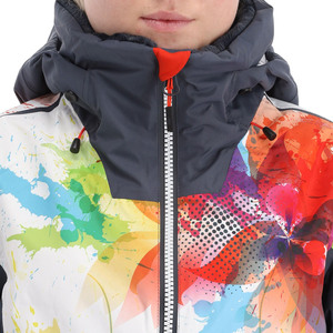 Vestes Softshell coupe-vent personnalisées, sublimées, quantité en vrac imperméable et légère avec fermeture à glissière - Product Image 2