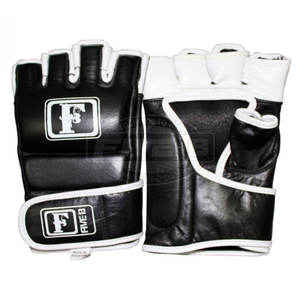 Gants de MMA en cuir multi-usages pour l'entraînement aux arts martiaux - Durables, légers et flexibles pour la pratique du fitness et des sacs de frappe - Product Image 3