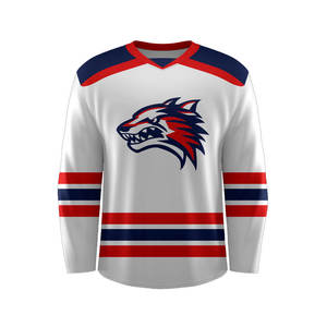 2025 maillots de Hockey sur glace personnalisés en gros vêtements de sport d'équipe matériau respirant Logo brodé OEM ODM approvisionnement d'usine - Product Image 1
