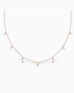 Collar con Colgante de Diamante en Forma de Pera, 0.29 Ct, Diamante Natural Color G-H, Claridad VS, Oro Sólido de 14K, Joyería Fina para Novia - Product Image 2