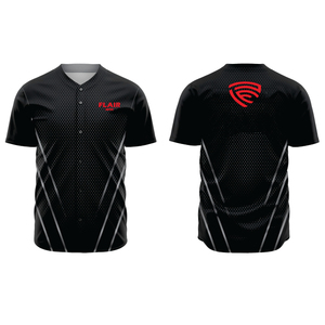 Ensemble de maillots de baseball personnalisés en gros, respirant, impression numérique, 100 % polyester, séchage rapide, évacuation de l'humidité, anti-UV - Product Image 6