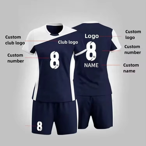 Vente en gros de nouveaux uniformes de volley-ball pour hommes et femmes, ensemble de maillots d'entraînement avec logo personnalisé - Product Image 1