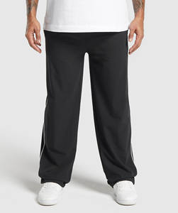 Pantalon de jogging pour homme de haute qualité, noir, coupe régulière, séchage rapide, lavé, respirant, style ample, jambe droite, poche, 2026 BY BS - Product Image 6