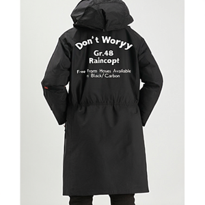 Don't Worry Size Gr.48 <b>Raincoat</b> Free From Hoses Available in Black/Carbon - Product Image 2