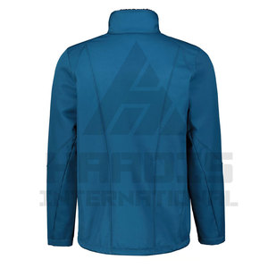 Anti pilling nueva venta al por mayor de los hombres de invierno estiramiento suave Shell chaqueta logotipo personalizado impermeable respetuoso del medio ambiente más exigente suave Shell - Product Image 3
