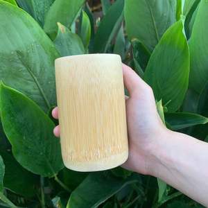 Tasses en bambou 100% naturelles et écologiques Ustensiles personnels durables-Tasses en bambou saines et respectueuses de l'environnement - Product Image 3