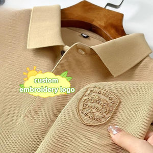 T-shirts ODM pour hommes séchage rapide O cou cationique t-shirts athlétique course à pied Gym entraînement t-shirts en vrac vêtements décontractés personnalisés polos - Product Image 2