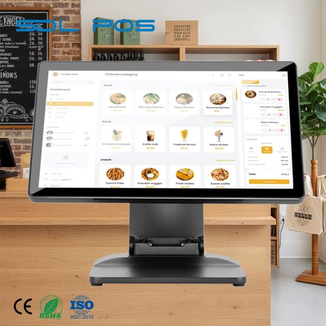 Built-In Printer Rs232 Serial Port Customizable Color Housing Cash Register Price High Temperature Kitchen Minimalist