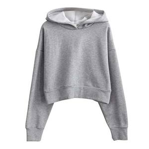 Best Selling <b>Women's</b> Plus Size <b>Long</b> Sleeve Winter <b>Sweatshirts</b> Premium Quality Crop Top Hoodie Breathable Washed Technique Y2K - Product Image 2