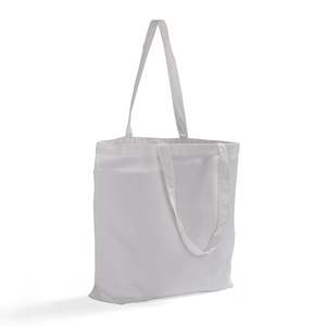 Bolsas de Mano de Lona 100% Algodón para Sublimación, Grandes, Blancas, Reutilizables, Ecológicas, con Estampado de Letras, Asa para el Hombro, 14x10 Pulgadas - Product Image 3