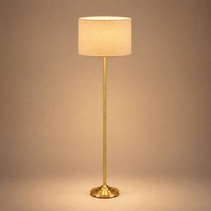 Adjustable Height Modern <strong>Cordless</strong> Rechargeable <strong>Floor</strong> <strong>Lamp</strong> with Dome Fabric Shade for Living Room Hotel - Product Image 2