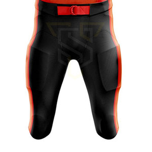 Tenue de football américain unie 100 % polyester respirante de haute qualité unisexe pour adultes, style simple, couleur personnalisable - Product Image 6