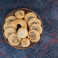 Biscuits croustillants au chocolat protéinés halal personnalisés en gros, collations de petit-déjeuner saines, bonbons pour enfants, boîte de fromage FitTree