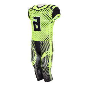 Camiseta ligera de fútbol americano OEM, diseño popular de manga corta, conjunto de uniforme transpirable de talla grande para jugadores de fútbol - Product Image 6