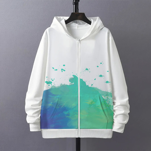 เสื้อกันหนาวมีฮู้ดแบบมีซิปพิมพ์ลายแนวสตรีทสวมใส่สบายเสื้อโค้ทแบบมีฮู้ดแฟชั่นฤดูใบไม้ร่วงฤดูหนาวสวยงาม - Product Image 2