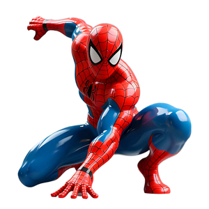 Chất Lượng Cao Cuộc Sống-Kích Thước DC Công Lý Giải Đấu Siêu Anh Hùng Bức Tượng Sợi Thủy Tinh Nhựa Thủ Công Mỹ Nghệ Cho Rạp Chiếu Phim Vuông Truyện Tranh Hiển thị Trang Trí - Product Image 6