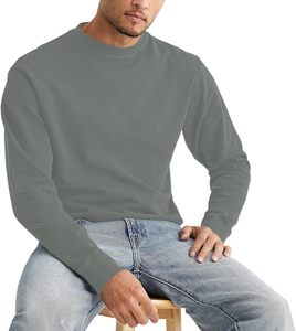 Nueva llegada Sudaderas de invierno para hombres El mejor material con patrón sólido Impresión digital Sudaderas con capucha teñidas lisas a precio competitivo - Product Image 5