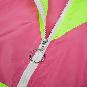 Ensemble short deux pièces coupe-vent personnalisé en nylon Hiver ODM Survêtement zippé imperméable avec design thermique - Product Image 3