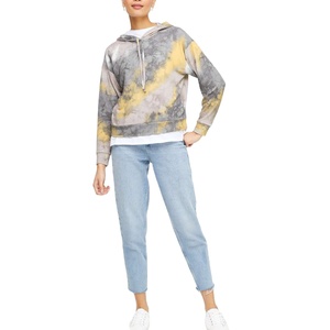 Sudaderas Básicas Personalizadas, Sudadera Extra Grande de Estilo Urbano para Mujer, Sudadera con Tie Dye, Sudadera Holgada para Mujer, Sudadera Unisex de Gran Peso 2026 - Product Image 5