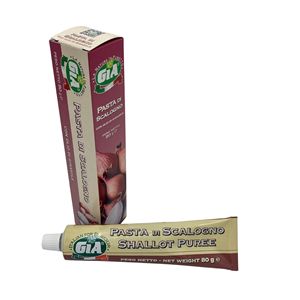 Purè di Scalogno Miscelato con Olio di Girasole Gia 80g in Tubo, Confezione da 12 Pezzi, Spezie e Condimenti Misti - Product Image 1