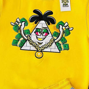 ชุดวอร์มลำลองมีฮู้ดของผู้ชายสำหรับวิ่งจ็อกกิ้ง100% ผ้าคอตตอนพิมพ์ลาย - Product Image 4