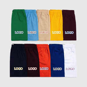 Pantalones cortos de punto de algodón grueso de punto con logotipo bordado de Jacquard personalizado de gran tamaño para hombre de OSTROWEARS ENTERPRISES - Product Image 2