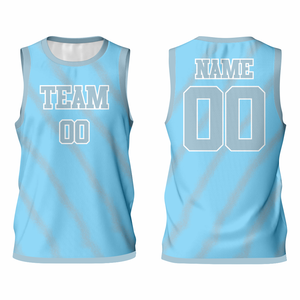 Vente en gros d'usine, uniformes de basket-ball pour adultes personnalisés, séchage rapide, grande taille, réversibles, 100% polyester, sans manches, coupe athlétique - Product Image 6