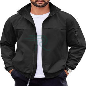 Veste matelassée coupe-vent en tissu épais pour adultes avec fermeture éclair pour l'hiver Vêtements d'extérieur décontractés unisexe Vente en gros - Product Image 1