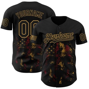 Maillot de baseball personnalisé de haute qualité en Spandex/Polyester, respirant, séchage rapide, impression personnalisée, bretelles en T, manches longues, unisexe adulte - Product Image 1