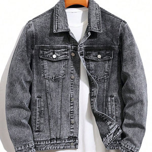Veste en jean pour homme, matière de haute qualité, prix de gros, veste en jean tendance pour homme - Product Image 1