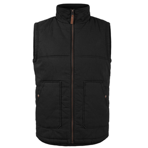 Gilet matelassé pour hommes en duvet alternatif léger compressible résistant à l'eau avec poche latérale avant Gilet sans manches - Product Image 1