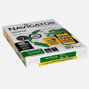Chất lượng tốt nhất Navigator phổ giấy A4 80gsm hộp màu trắng <span class=keywords><strong>10</strong></span> reams!!! - Product Image 1