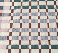 Tapis indien moderne fait main en coton, motif abstrait jacquard, matériau en mousse, corde de coton, fabriqué à la machine, antidérapant, 1600 GSM