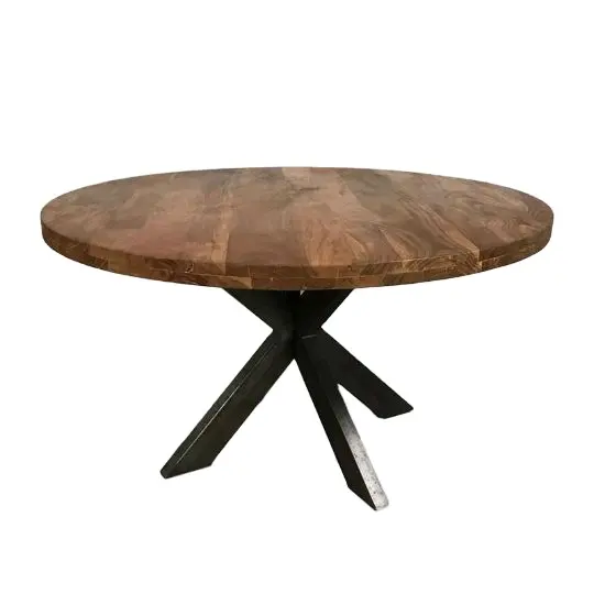 Premium Design Handmade Folding Round Dining Table Living Room Luxury Designer Wooden Home Hotels Furniture at Wholesale Prices