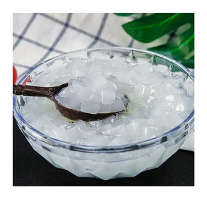 Usine directe prix raisonnable naturel Nata De Coco Cube coupe 3mm ou taille personnalisée coupe saine gelée de noix de coco pour pouding - Product Image 1